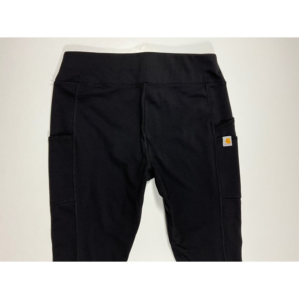 Carhartt Womens Force Fitted Utility Lightweight Leggings Black Size Medium - Picture 12 of 16